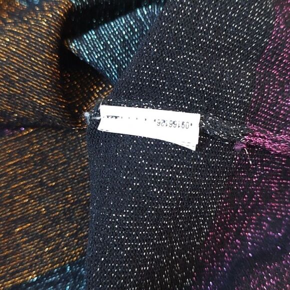 Forever 21 Contemporary Size Large Striped Round Neck Multicolor Sweater - Picture 12 of 12